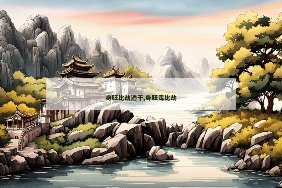身旺比劫透干,身旺走比劫